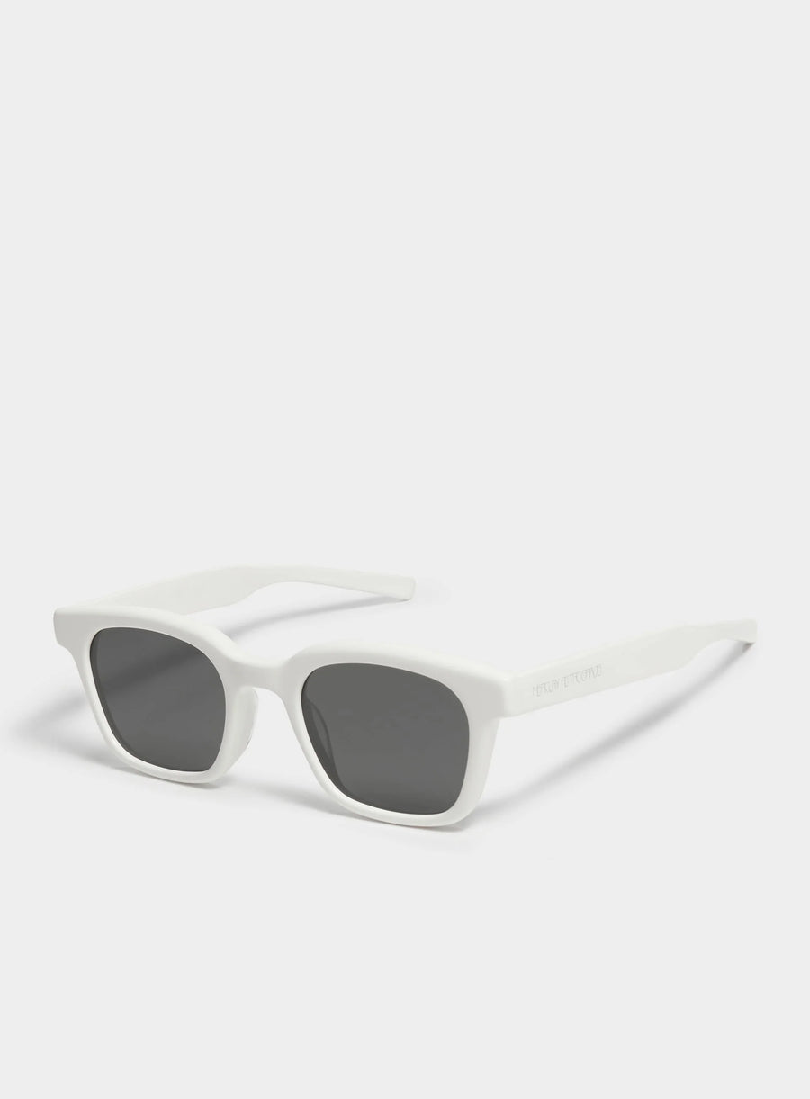 Bubblegum in white Korean Fashion square Sunglasses from the Daydream Collection by Mercury Retrograde