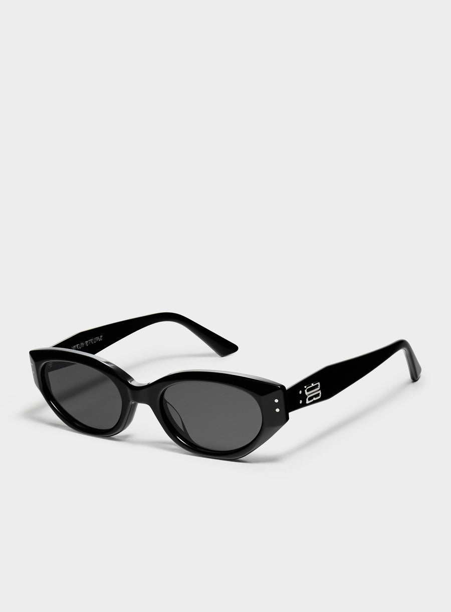 Symphony in black cat-eye Korean Fashion Sunglasses from the Burr Puzzle Collection by Mercury Retrograde