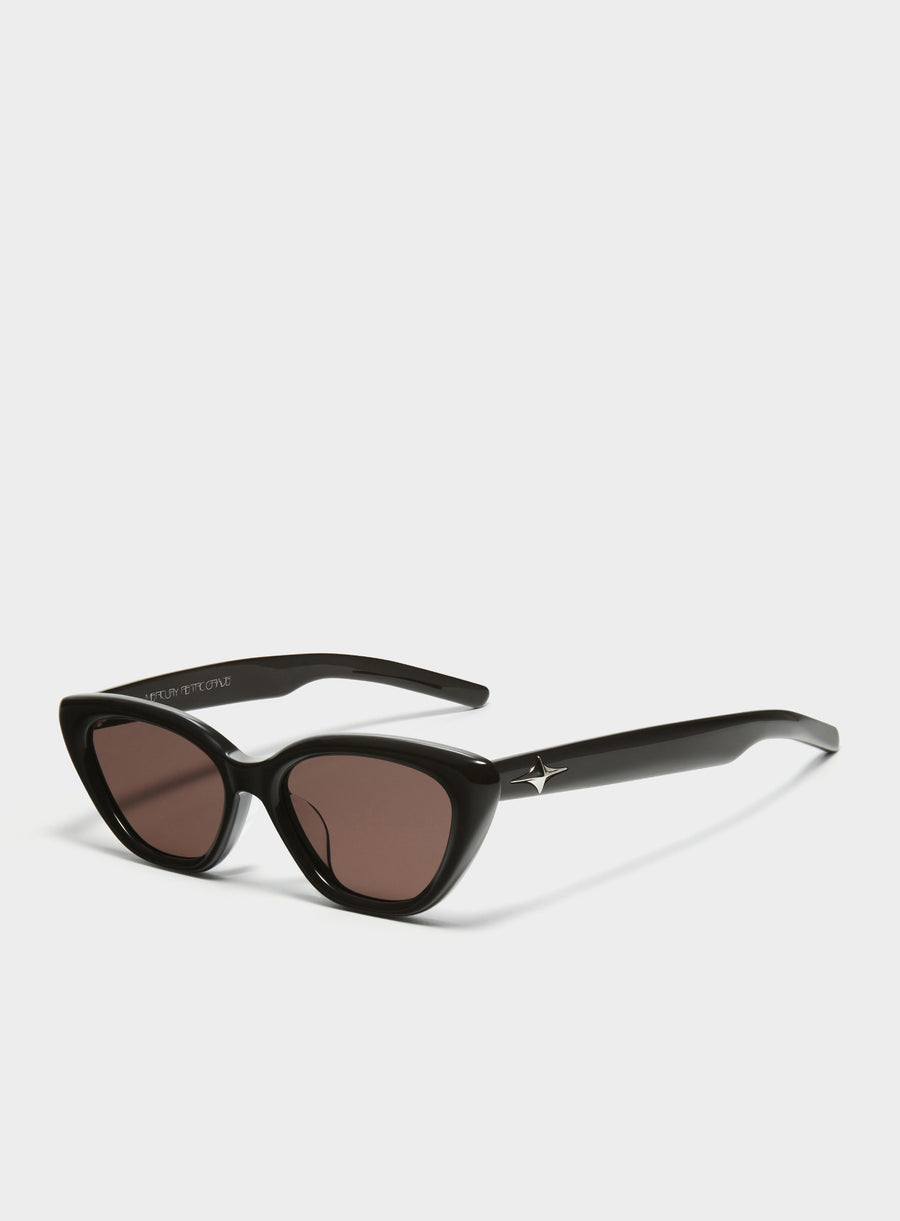 Virgo in black cat-eye Korean Fashion Sunglasses from the Galaxy Collection by Mercury Retrograde