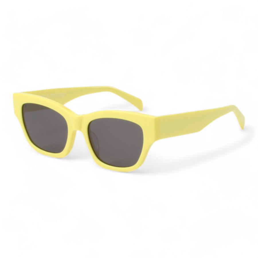 Muse in yellow Korean Fashion square Sunglasses from the Daydream Collection by Mercury Retrograde