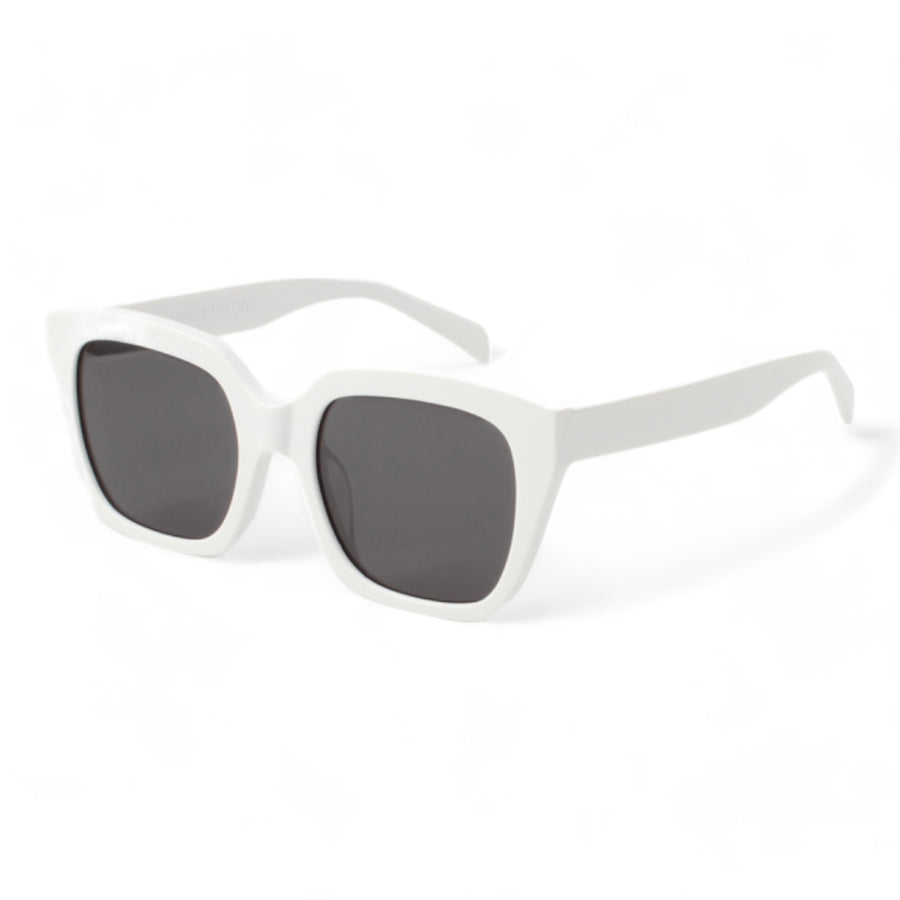 Marshmallow in white square Korean Fashion Sunglasses from the Daydream Collection by Mercury Retrograde