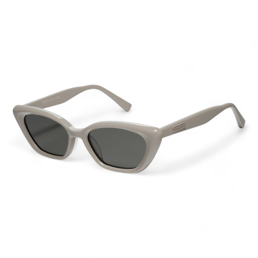 California in grey Korean Fashion cat-eye Sunglasses from the Burr Puzzle Collection by Mercury Retrograde