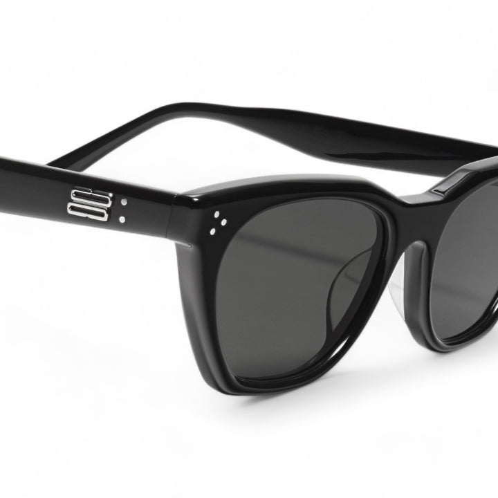 Details of Cat-eye sunglasses in black from Mercury Retrograde