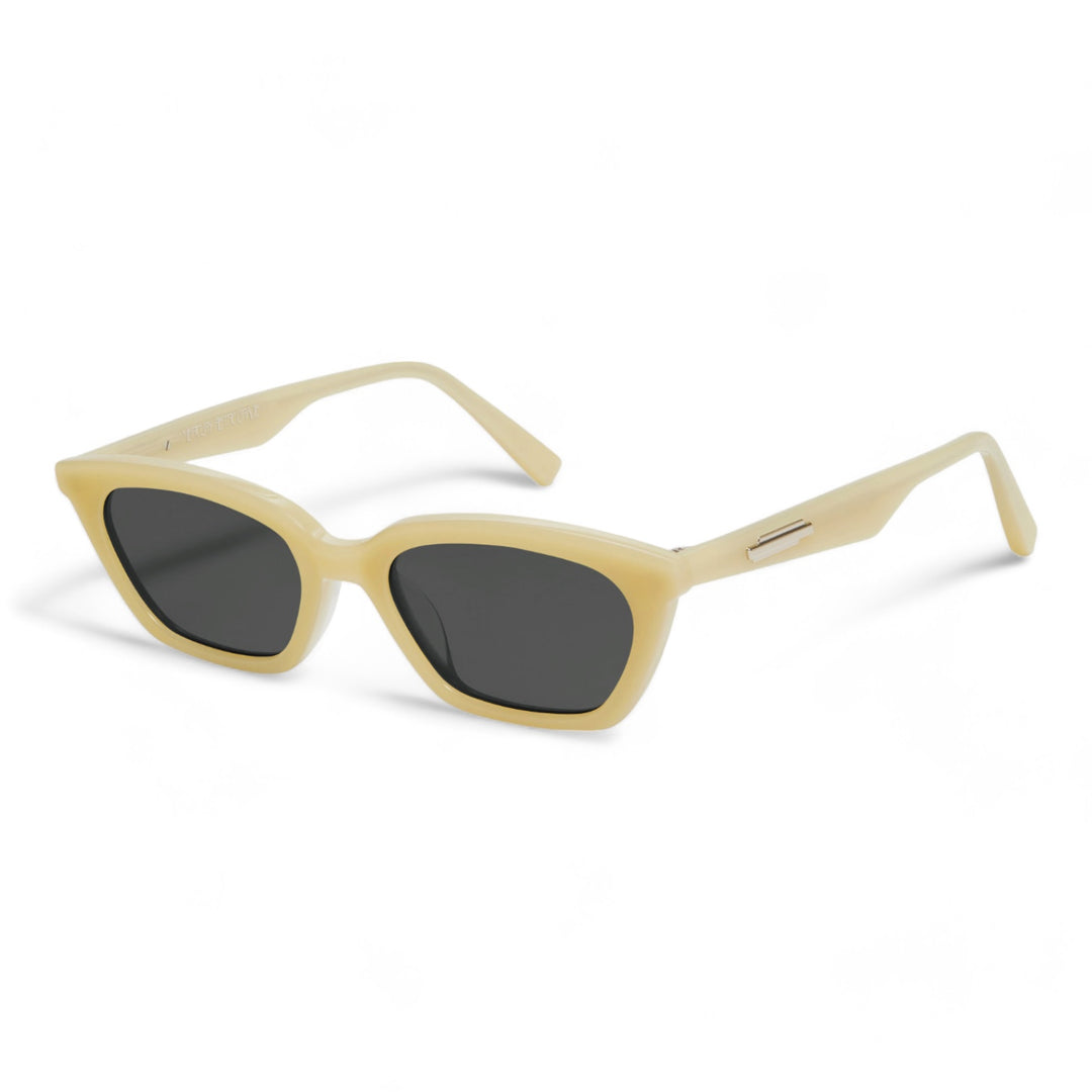 Lust in yellow Korean Fashion cat-eye Sunglasses from the Burr Puzzle Collection by Mercury Retrograde