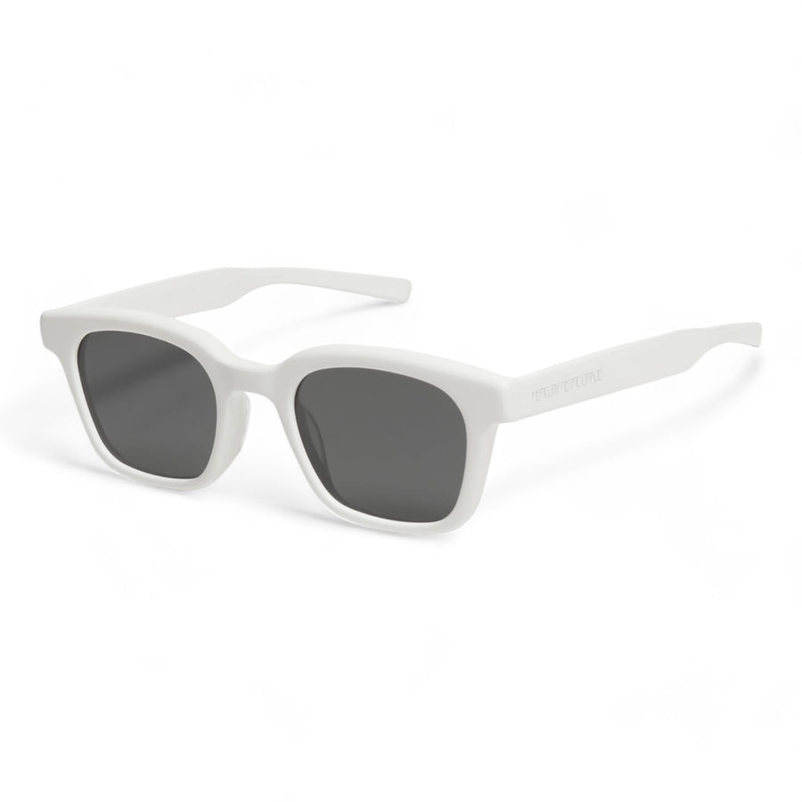 Bubblegum in white Korean Fashion square Sunglasses from the Daydream Collection by Mercury Retrograde