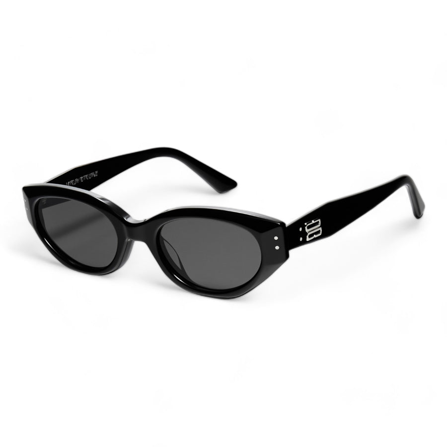 Symphony in black cat-eye Korean Fashion Sunglasses from the Burr Puzzle Collection by Mercury Retrograde